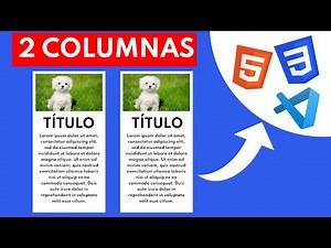 🔴Cómo HACER un DISEÑO de 2 COLUMNAS con HTML y CSS