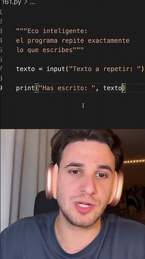 🪞 Python te copia TODO lo que dices 🤯 #Python