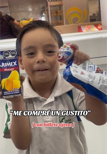 Me pidió $25 pesos, se fue a la tienda con $200 y regreso con $30 pesos jajajajajaja pero él se compró un gustito. 😂😝🤯😎 #sedioelgustitito #gustito #kidsoftiktok #momLife #chukis #kidsbelike #traviesos