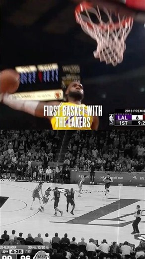レブロン・ジェームズのレイカーズ時代👑 歴史の始まりと終わりをプレイバック✨ #LebronJames #NBAJPN