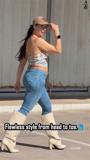 Fitted Tops & High-Waist Jeans | City Street Style, Worth a Second Look #shorts