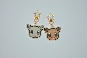 Eevee Double-sided Keychain - Etsy