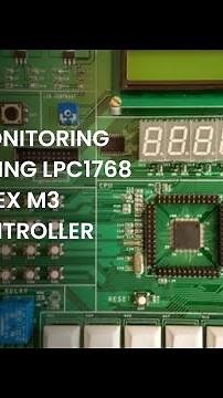 Health monitoring system using LPC1768 ARM Cortex M3 microcontroller, Embedded Project