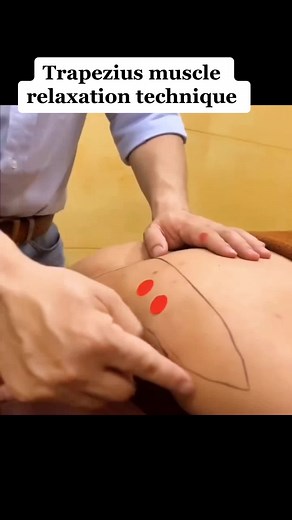 Trapezius Muscle Relaxation Technique