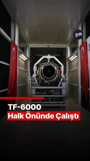 TF6000: Turkey's first jet engine was tested publicly
