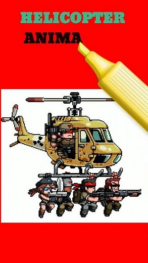 Helicopter animation video