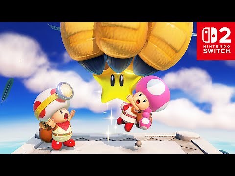 Captain Toad: Treasure Tracker SWITCH 2 - Full Game Walkthrough [4K60FPS]