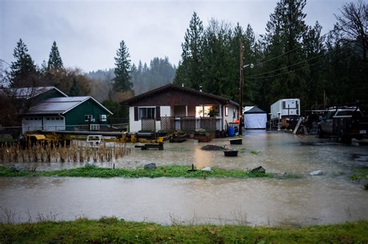 Torrential rainfall in southern BC triggers flooding, landslides on major highways
