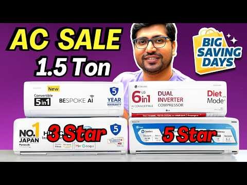 2026 Model AC SALE🔥Best 1.5 Ton ACs 2026 (India) ❄️ Best 3 Star & 5 Star Models for Extreme Heat! 🔥