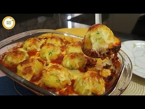 A RECEITA QUE TODO MUNDO PEDIU | PURÊ DE BATATA RECHEADO COM MOLHO À BOLONHESA | PURÊ RECHEADO #738
