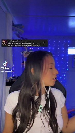 Alien ASMR: Trying a Banana for the First Time