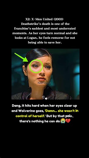 During X2: X-Men United (2003) – Deathstrike’s Final Moment! Wolverine’s Remorse Hits Hard