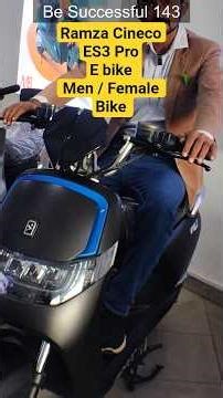 Ramza Cineco ES3 Pro Electric Scooter | #electricbike #electricscooter #femalebikeriderscommunity