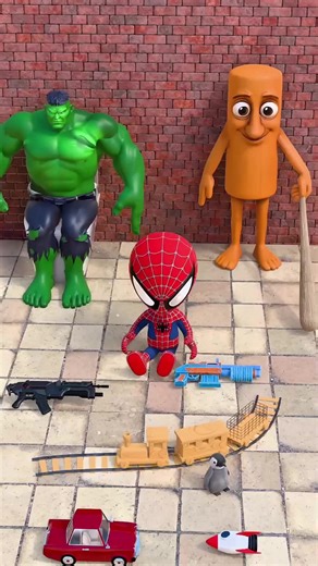 Ultimate Toy Battles: Hulk vs Spider-Man Showdown