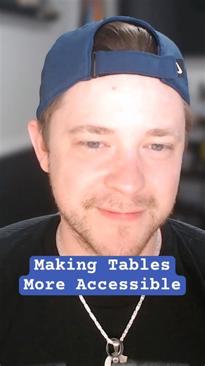How to make your tables more accessible for everyone