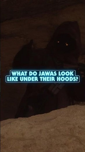 What Do Jawas Look Like Under Their Hoods? #starwars