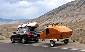 Build your own mobile camping pod with CLC teardrop Camper kit