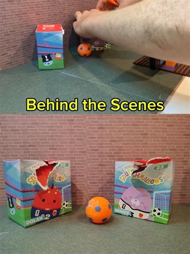 Behind the Scenes Squishmallow World Cup McDonald's Stop Motion Unboxing