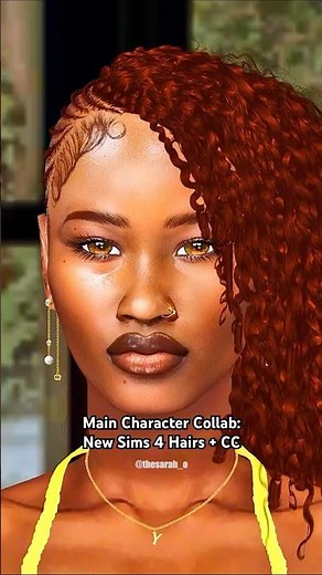 New Sims 4 Hairs and Custom Content | Main Character Collab | New CC Finds #sims4 #sims4cc