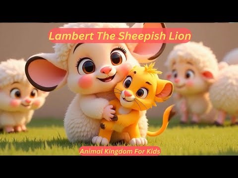 Lambert The Sheepish Lion: A Lion Among Sheep | Bedtime Story For Kids | Animal Kingdom For Kids
