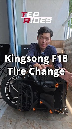 Kingsong F18 Tire Change - Step By Step
