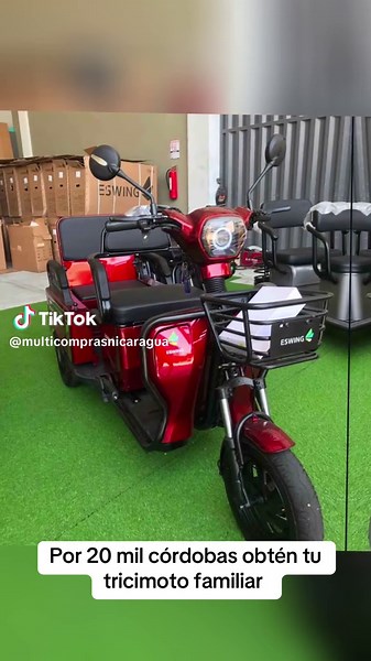Compra tu tricimoto familiar por 20 mil córdobas