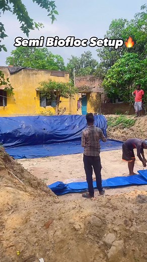 215K views · 1.5K reactions | Semi biofloc pond setup☑️ start you own business in your back yard #fishfarming #WestBengal #bengali #reelschallenge #business #mindset | Sawang Daily Vlogs | Facebook