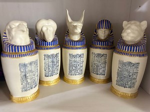 Egyptian Canopic Jars the Mummy - Etsy