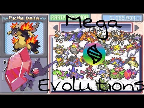 Pokemon Mega Light Platinium - All Mega Evolution Cheats(Garchomp, Blaziken etc)
