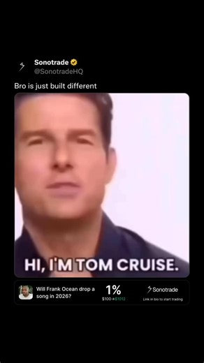 Sonotrade on Instagram: "Few actors in history are as famous for doing the impossible as Tom Cruise — he’s the Hollywood legend behind iconic films like Mission: Impossible, Top Gun: Maverick, and countless action hits, and he’s known not just for acting, but for physically performing astonishing stunts that most stars wouldn’t touch. Cruise has held a pilot’s license since 1994 and is genuinely passionate about aviation, flying his own aircraft and taking on complex training so he can be in the