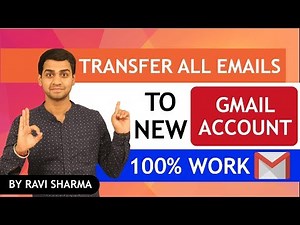 How To Transfer Emails From One Gmail Account To Another| Gmail Tutorial