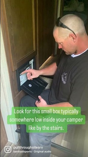 How to find the fuse box in your RV. Look for a black box inside your RV, usually by steps or lower