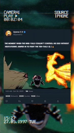 10 tails vs 9 tails 🤯🗿🔥 #naruto #viralshorts