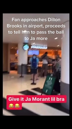 Dillon Brooks Gets Fan Advice at Airport Encounter