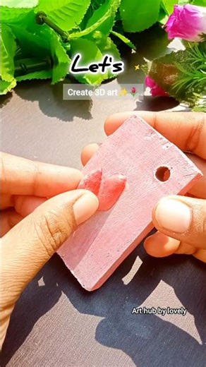 Creative 3D art using pista shell😱 #art #shorts #DIY #creativity