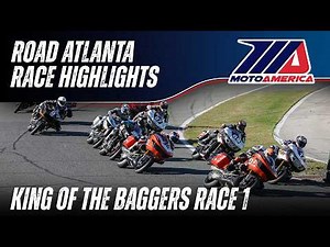 Mission King Of The Baggers Race 1 at Road Atlanta 2026 - HIGHLIGHTS | MotoAmerica