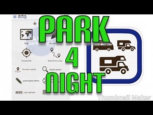How to use Park 4 night on iphone android park4night.com vanlife vandwelling