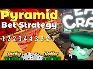 Pyramid Bet Strategy On Crapless Bubble Craps With Lucky Roller Fun!