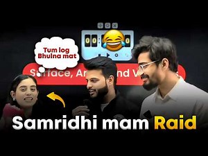 Samridhi mam Raid in Ritik sir class 😲❤️ | PW Pookies