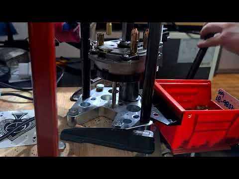 Lee Six Pack Pro 6000 reloading 9mm 9x19 match grade in bulk timelapse 150rds