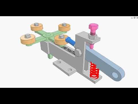 Roller cam mechanism