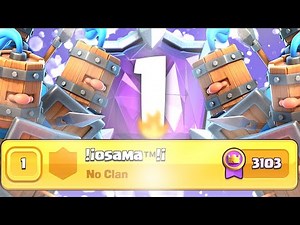 I’M Top 1 IN THE WORLD 🌎🤯🥇- Clash Royale
