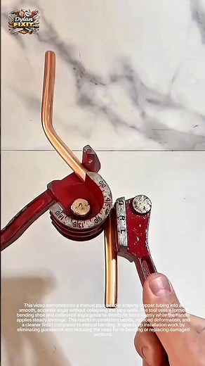 Genius Copper Pipe Bending Trick | Clean 90° Bends Without Kinks (DIY Plumbing Tool)