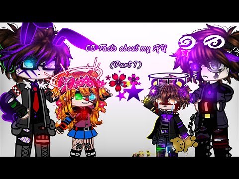 60 Facts About My FNaF AU || Part 1 || Afton Family || FNaF || Sparkle_Aftøn