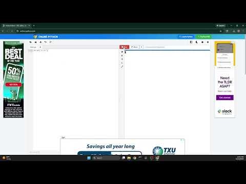 Writing Python without installing anything