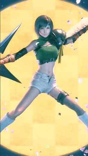 Yuffie Transformation #squareenix #ffvii #ffviiremake #intergrade