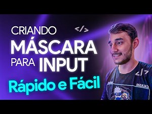 Como criar MÁSCARA para INPUT de forma SIMPLES e RÁPIDA!