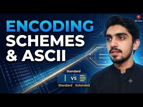 9th Class Computer Science Chapter 1 | Encoding Schemes & ASCII Explained