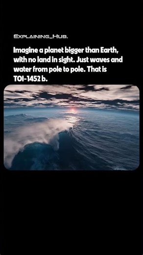 A Planet Made Entirely of Ocean? 🌊 #exoplanet #space #universe #cosmos