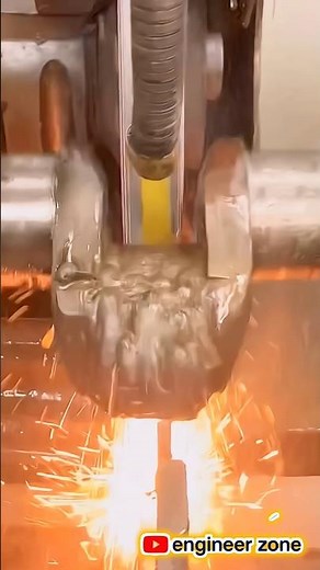 Red Hot Induction Hardening Process 🔥 | Shaft Surface Hardening #Shorts